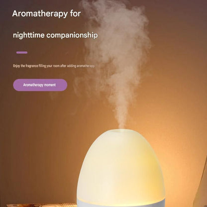 Floral Shadow Aroma Diffuser 150ml, White, with Night Light