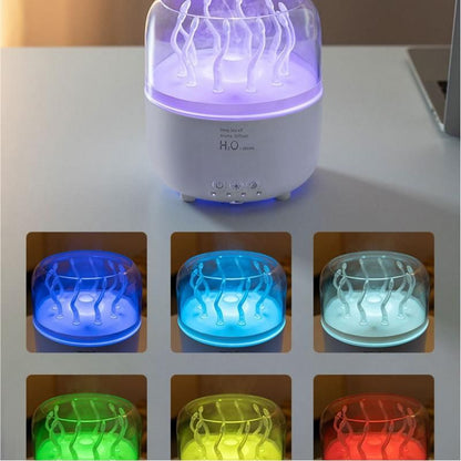 Jellyfish Aroma Diffuser 280ml, White, Colour Changing