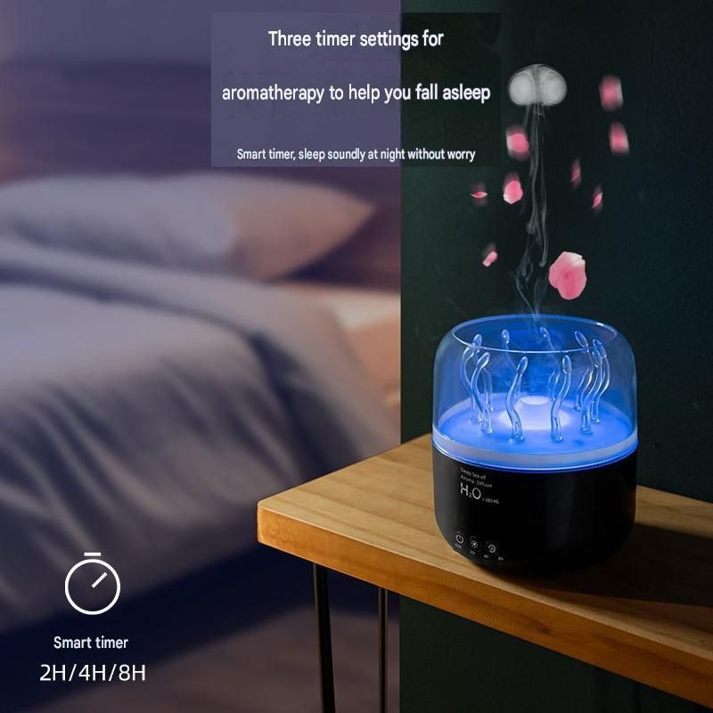 Jellyfish Aroma Diffuser 280ml, White, Colour Changing