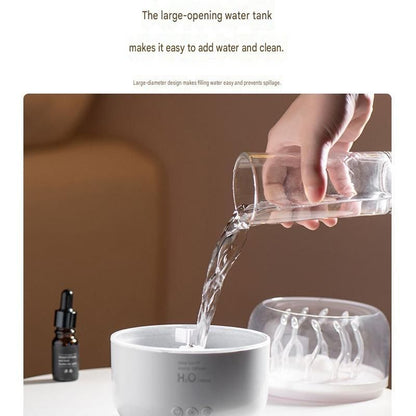 Jellyfish Aroma Diffuser 280ml, Black, Colour Changing