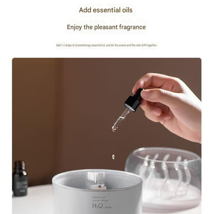 Jellyfish Aroma Diffuser 280ml, Black, Colour Changing