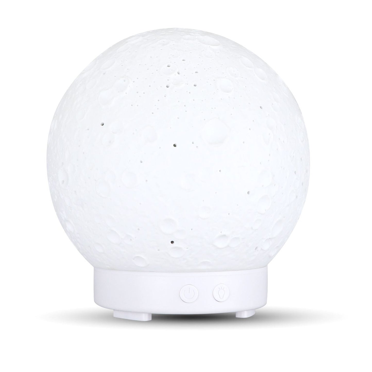 Moon Light Aroma Diffuser and Humidifier, White Base