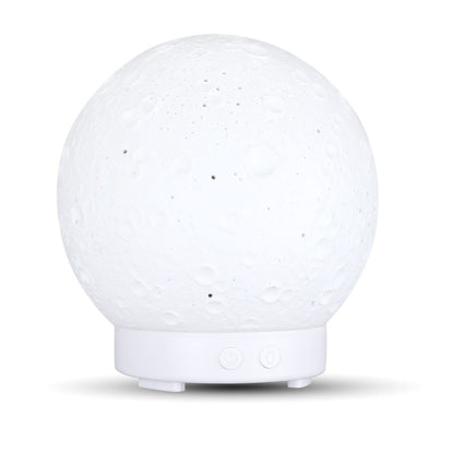 Moon Light Aroma Diffuser and Humidifier, White Base
